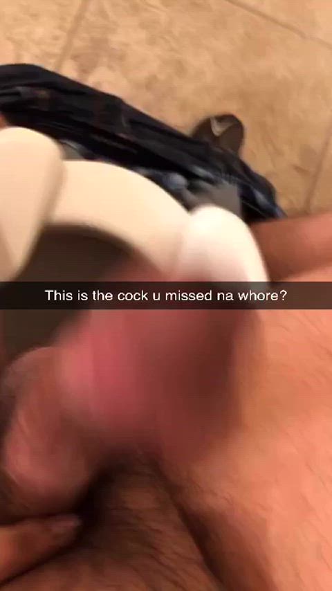 big dick masturbating toilet clip