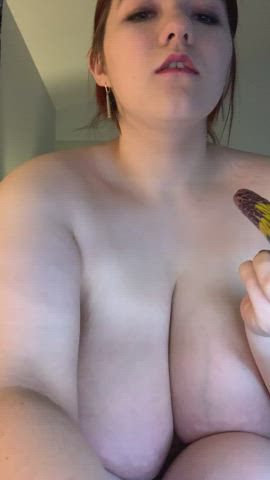 Is it okay if I smoke with my tits out? Of course it is!