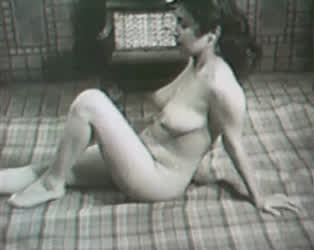 Model Tanya Murietta poses nude, 1950s