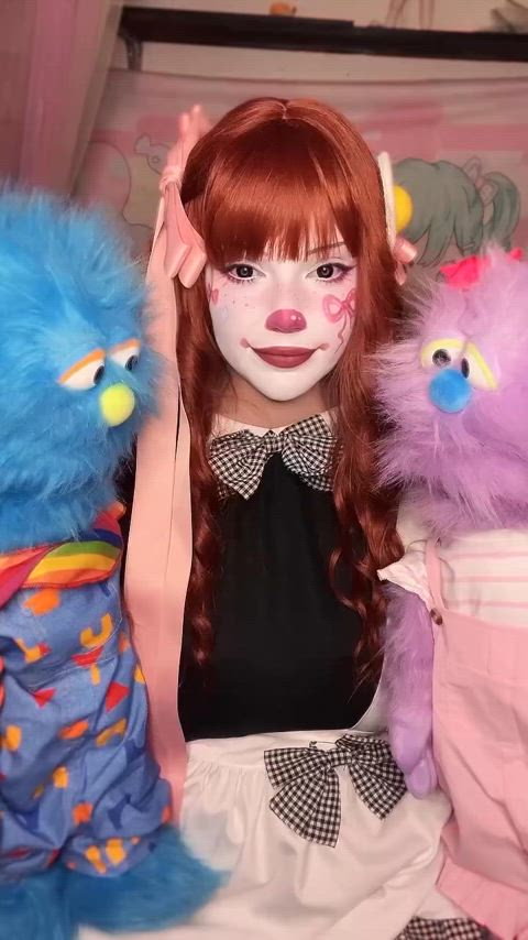 clown girl cute thick clip