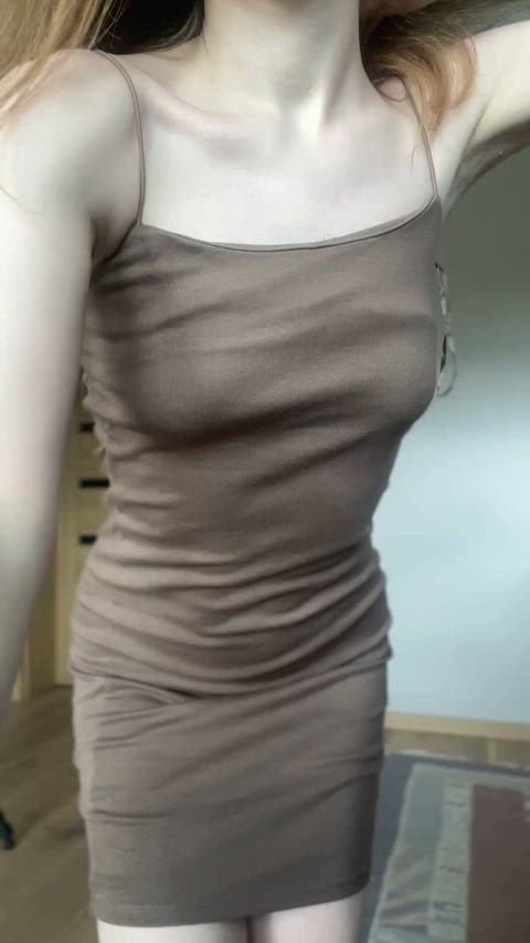 clothed clothing dress fansly loyalfans onlyfans petittits petite skinny sweetpetite