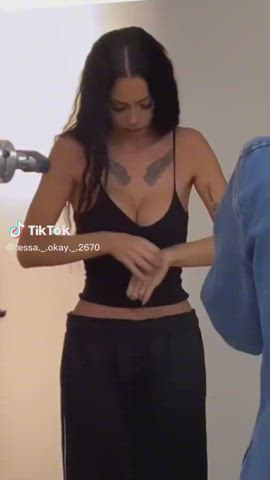 boobs celebrity tattoo clip