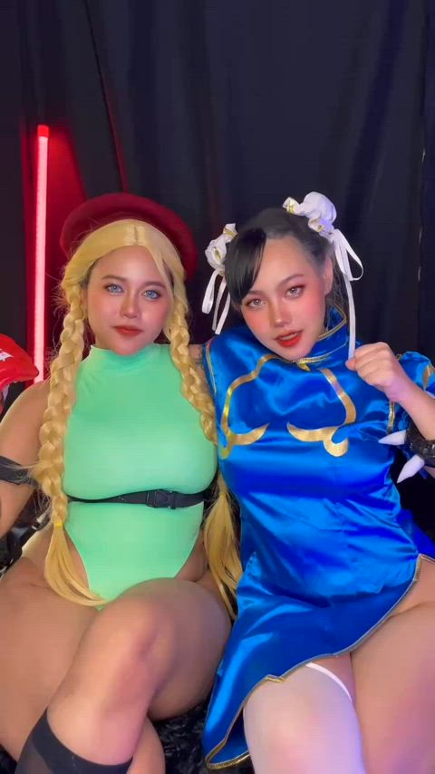 Cammy & Chun Li from Street Fighter by Imshepia and HitomiAnna