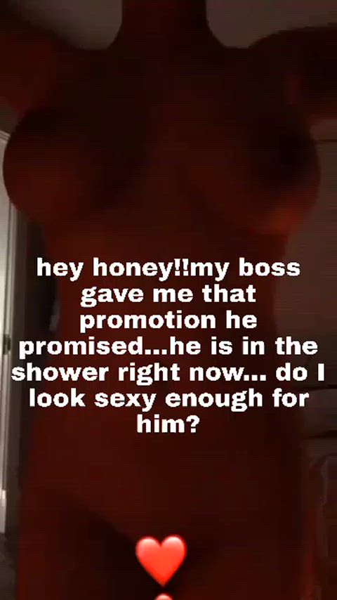 big tits boss caption hotwife clip