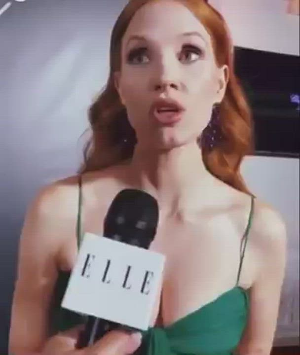 Boobs Cleavage Jessica Chastain clip