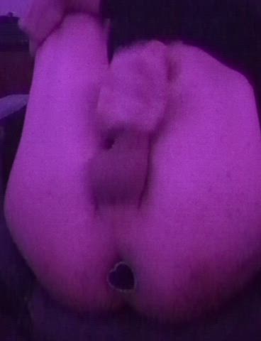 butt plug cumshot femboy masturbating pink clip