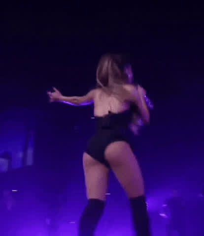 american ariana grande ass boots brunette celebrity legs clip