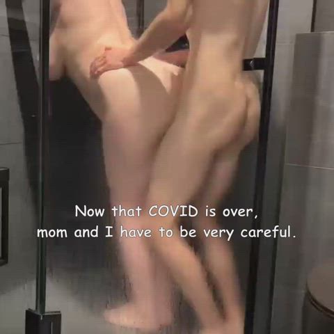 breeding caption cuckold impregnate mom shower son taboo clip