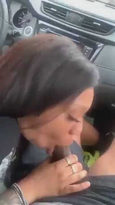 Eating dick in traffic.