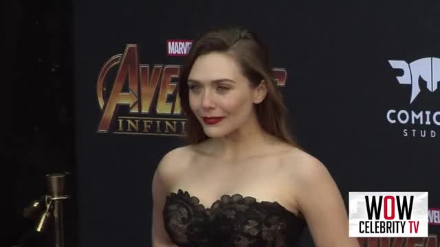 Elizabeth Olsen - Avengers Infinity War Screening