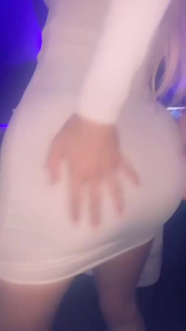 Alexa Ass in White Dress