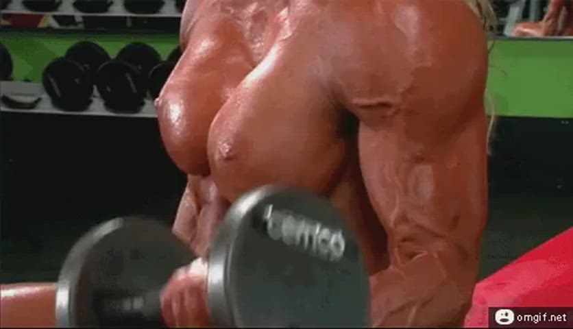Muscles Muscular Girl Muscular Milf Workout Porn GIF by mrtmyself