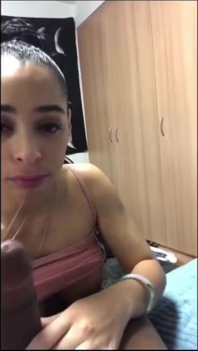 Dazzling light skin chick sucking and riding dick