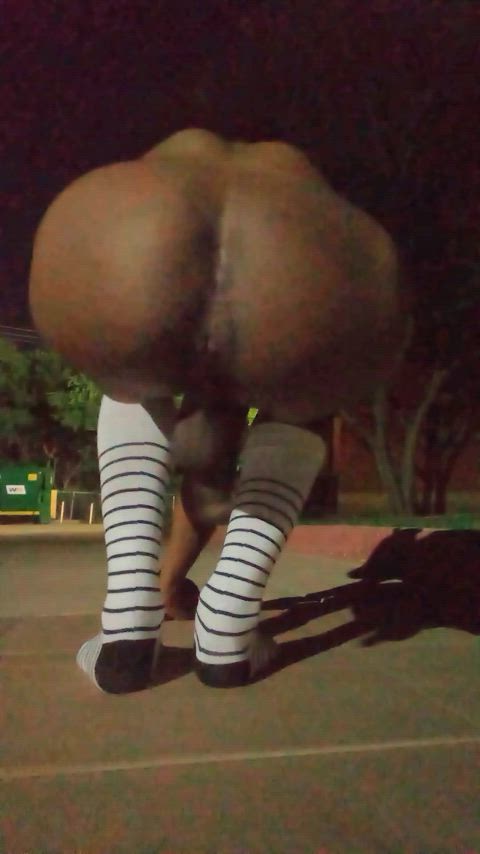 ass balls big dick booty bubble butt femboy nude outdoor thick trans clip