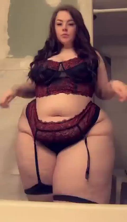 big ass lingerie bbw clip