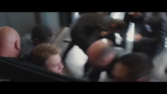 Elevator Fight Scene | Captain America The Winter Soldier (2014) Movie Clip
