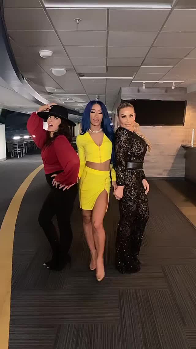 Mickie James, Sasha Banks, and Natalya