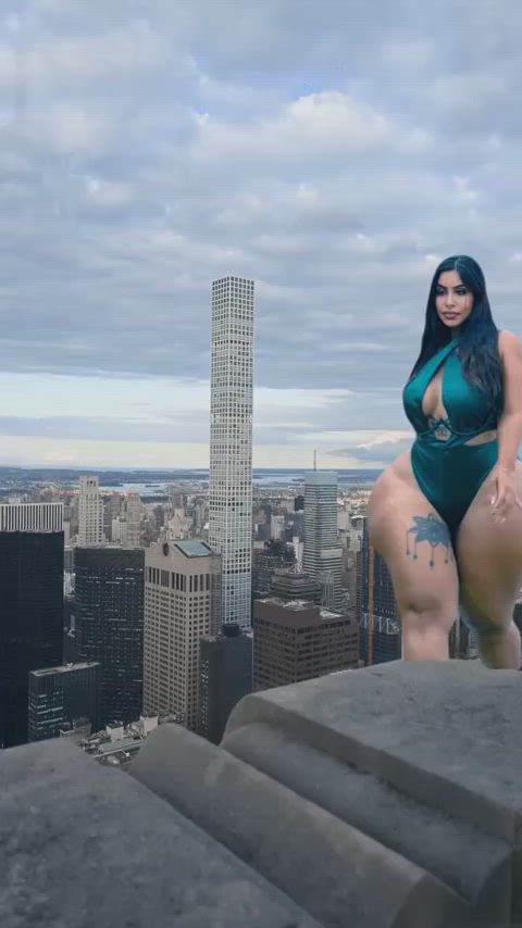 ass clapping big ass big tits booty fetish giantess goddess jiggling latina thick