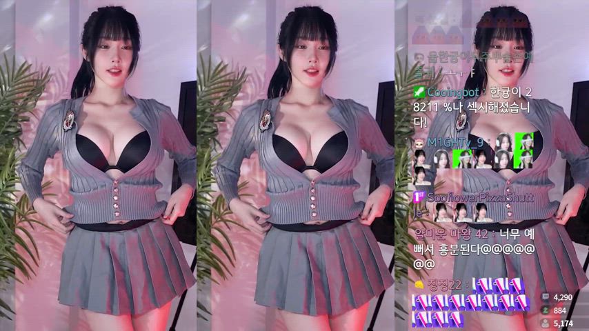 asian big tits dancing korean clip