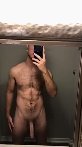 cock hairy mirror clip