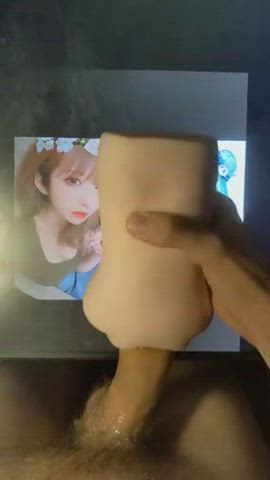 Voice actor Mikeneko cumtribute. DM if you want to tribute her