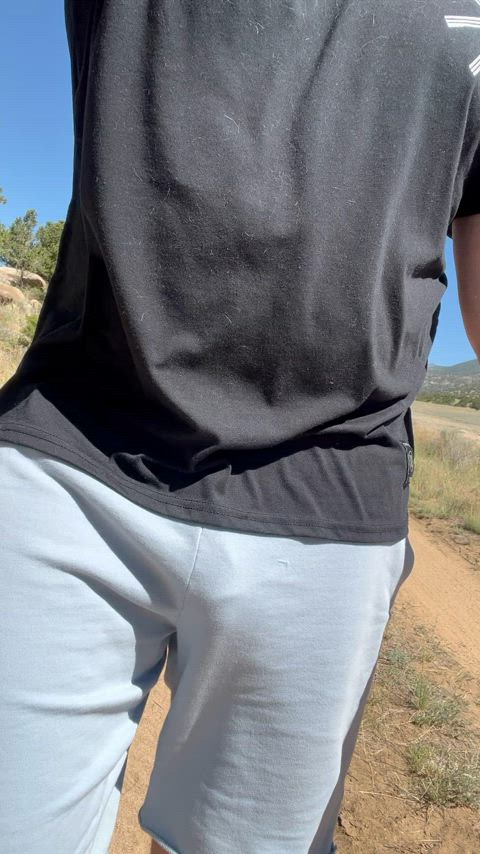 big dick bulge outdoor clip