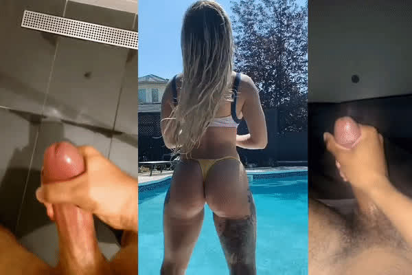 Ass Bikini Booty Cum Cumshot Split Screen Porn Twerking clip