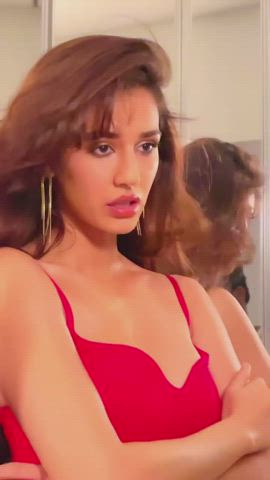 Sexy Disha Patani in hot red dress