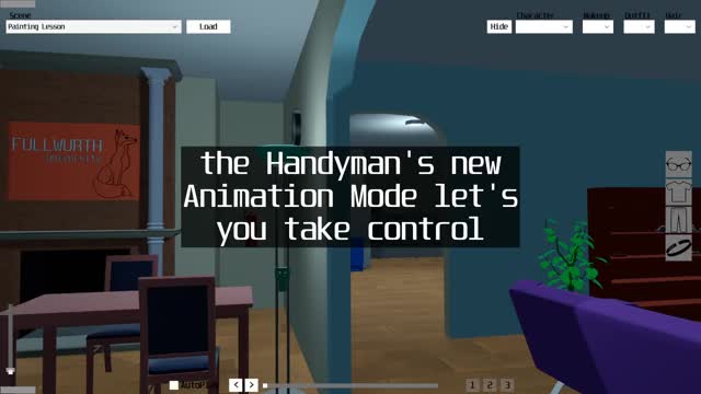 the Handyman's new Animation Mode