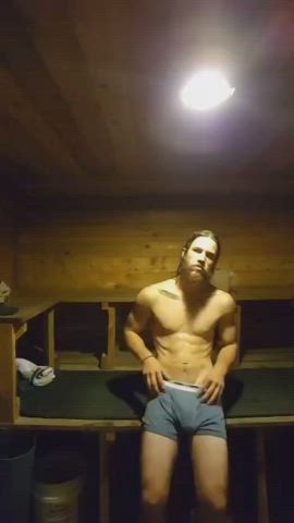 (M)ay I offer you a hot steamy sauna.