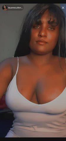big tits boobs braless ebony nipple nipple piercing nipples nipslip clip