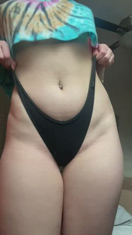 Amateur Ass Belly Button Big Ass Booty Girlfriend Girls NSFW Thick clip