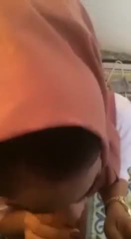 Cute Muslim teen sucking cock