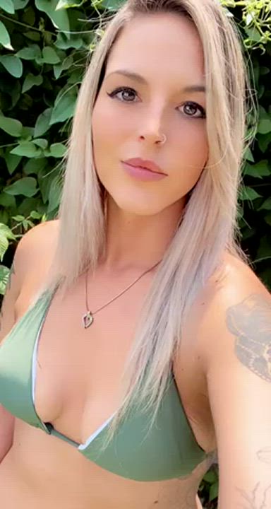 Blonde Outdoor Tattoo clip