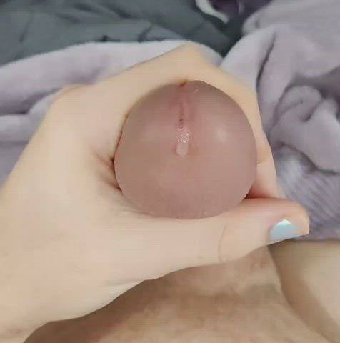big dick close up cock handjob jerk off masturbating pov clip