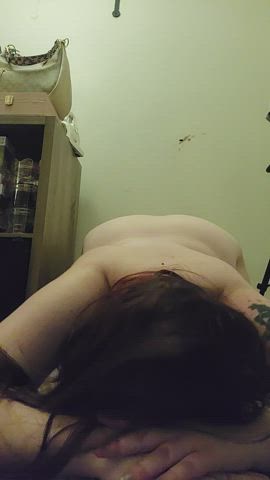 wish i was throwing my ass back on you instead of my dildo