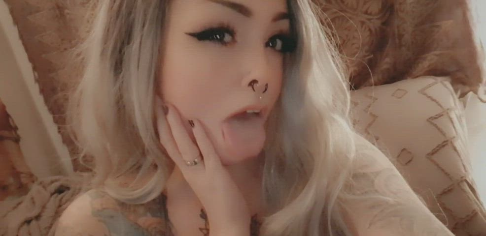 My tongue is ready to drown in your cock and cum baby. x