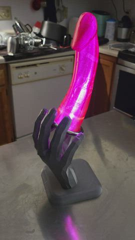 VOB Dildo System Prototype [NSFW], Sculpture for customer, PETG 2x layers and lighting