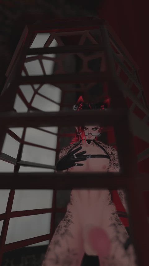 Unlock this cage I promise I'll be a good boy now