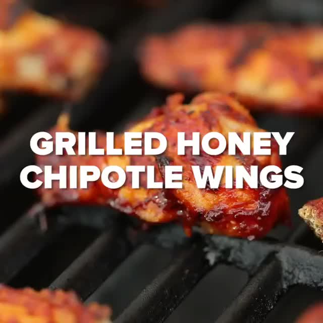 Grilled Honey Chipotle Wings