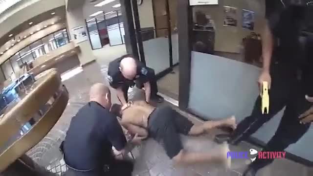 Damn: Man Gets Repeatedly Tased By Tulsa Police Officers! (*Warning* Graphic)