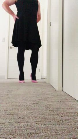 crossdressing high heels sissy clip