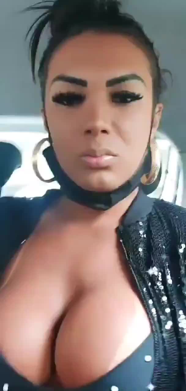 Car Cleavage Teasing clip