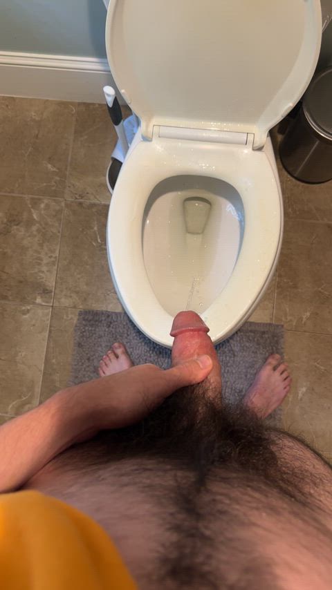 Some piss and then some cum