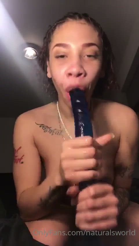 blowjob brunette deepthroat dildo double dildo ebony onlyfans sloppy tits wet and