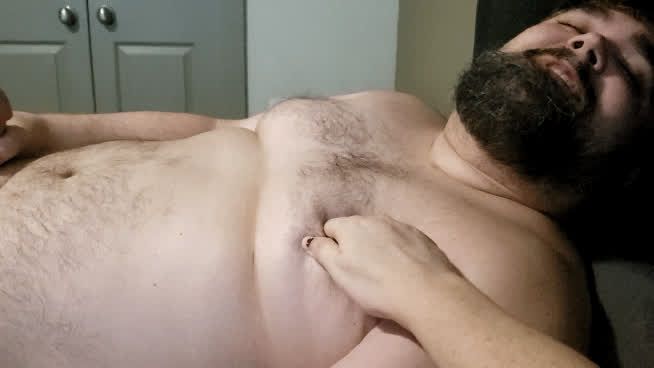 daddy jerk off nipple play clip