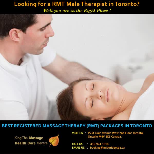 Looking for a RMT Male Therapist in Toronto?