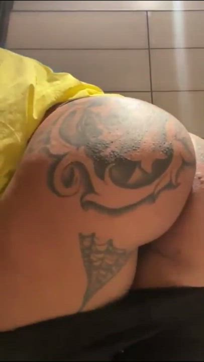Tatted ass