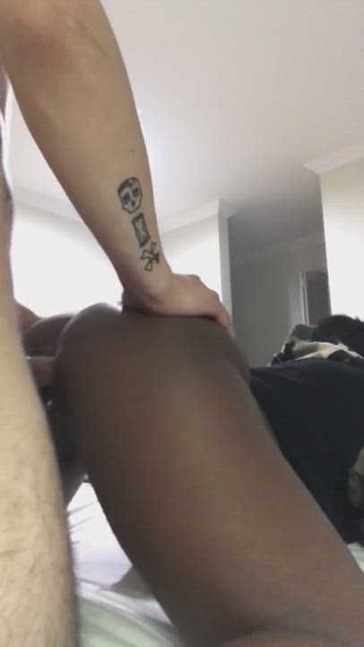 Just a beautiful black ass getting fucked good