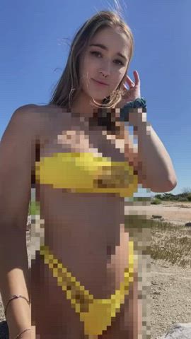Beach Bikini Censored Swimsuit clip
